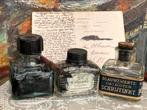Vintage glazen inktpotjes, Antiek en Kunst, Ophalen of Verzenden