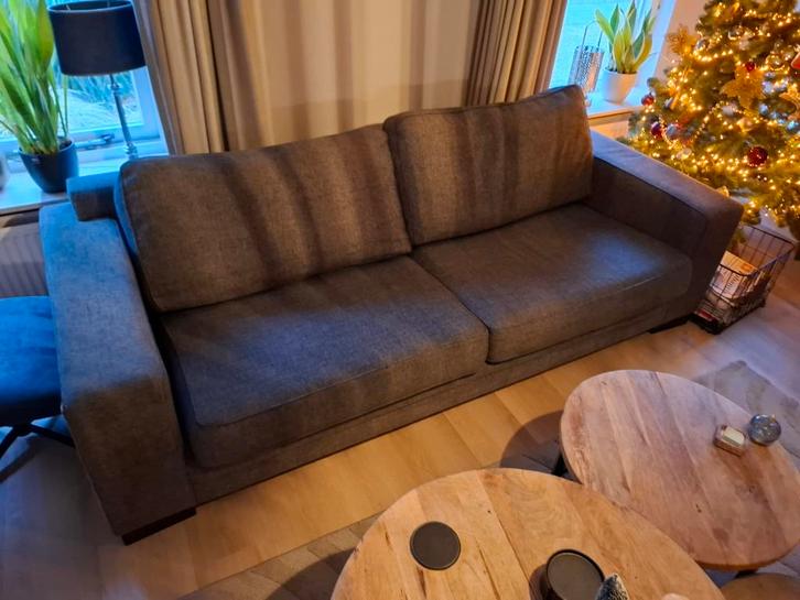 Mooie grijze bank, Huis en Inrichting, Banken | Complete zithoeken, Gebruikt, Stof, Ophalen of Verzenden