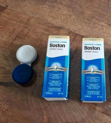 2x bausch & lomb boston lenzenvloeistof cleaner  nieuw beschikbaar voor biedingen