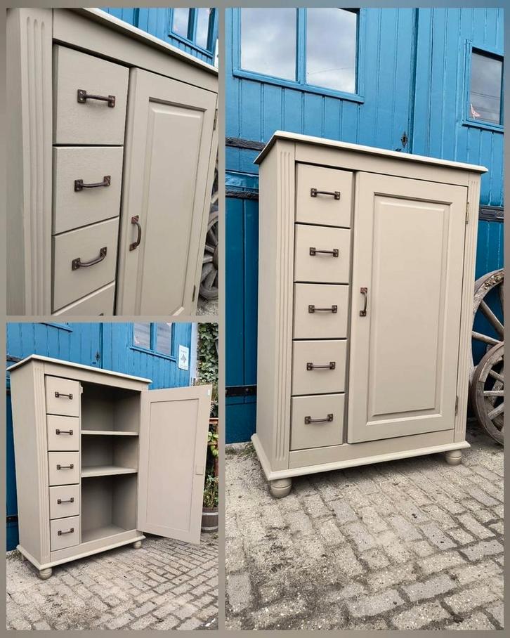 Meidenkast spekkast mokka, Kinderen en Baby's, Kinderkamer | Commodes en Kasten, Nieuw, Kast, 105 cm of meer, 75 tot 100 cm, Minder dan 50 cm