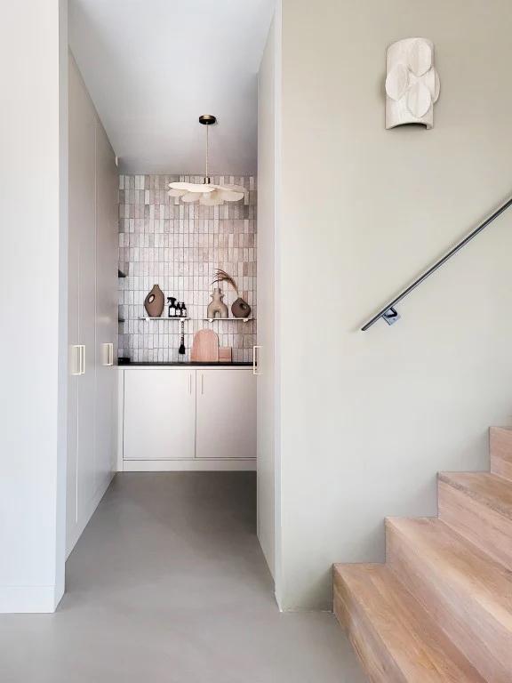 Bejmat tegels ecru - Designtegels, ca. 1,5 m2, Doe-het-zelf en Verbouw, Tegels, Zo goed als nieuw, Wandtegels, Overige materialen