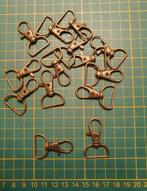 13 draaibare karabijnhaken sleutelhanger clips met D-ring, Ophalen of Verzenden, Nieuw