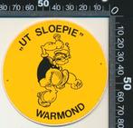 Sticker: Ut Sloepje - Warmond, Ophalen of Verzenden, Zo goed als nieuw, Bedrijf of Vereniging