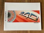 Volvo 240 accessoires brochure 1987, Boeken, Auto's | Folders en Tijdschriften, Verzenden, Zo goed als nieuw, Volvo
