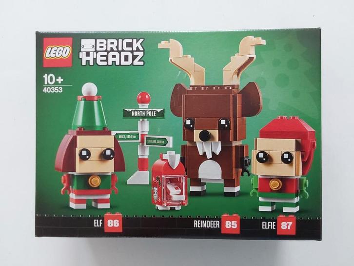 Lego Brickheadz 40353 Reindeer🎄Elf & Elfie 🆕️ ( in seal ), Kinderen en Baby's, Speelgoed | Duplo en Lego, Nieuw, Lego, Complete set