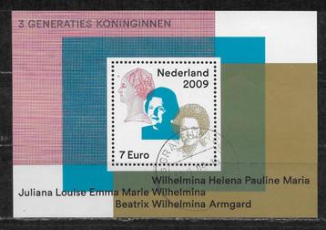 2009, 3 Generaties Koninginnen, blokje [2642] (K2610) beschikbaar voor biedingen