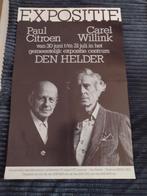 Expositie Paul Citroen en Carel Willink, Verzamelen, Posters, Ophalen of Verzenden, A1 t/m A3, Overige onderwerpen, Rechthoekig Staand