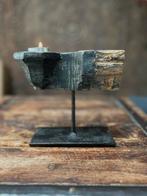 Kandelaar van oud ornament India oosters sober sleets, Ophalen of Verzenden