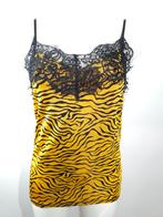 Nieuwstaat Soaked in Luxury zebra top geel zwart maat M, Maat 38/40 (M), Soaked in Luxury, Geel, Ophalen of Verzenden