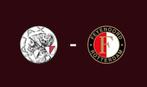 Ajax - Feyenoord 2 kaarten vak 118 - eerste ring lange zijde, Tickets en Kaartjes, Losse kaart, Twee personen, December