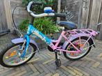Loekie fiets roze blauw 16 inch, Ophalen, Gebruikt, 16 tot 20 inch