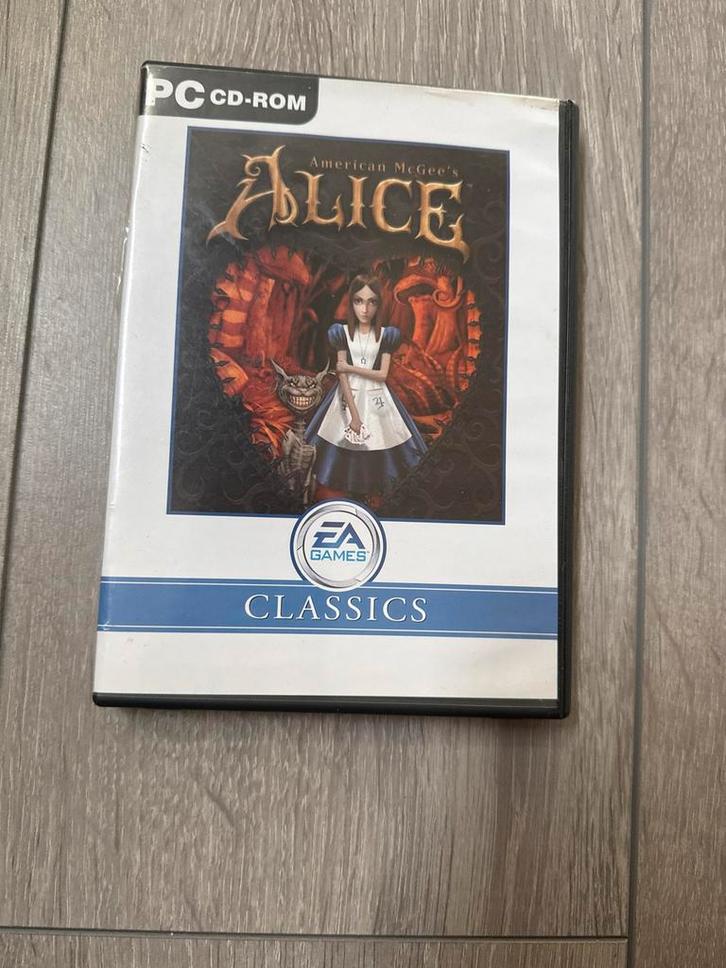 American McGee's Alice - PC CD-ROM Klassieker, Spelcomputers en Games, Games | Pc, Gebruikt, Avontuur en Actie, 1 speler, Vanaf 16 jaar