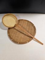 Gewoven bamboe droognet/zeef en pollepel, Ophalen of Verzenden, Nieuw