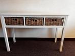 Te koop gave sidetable met 3 mandjes, Huis en Inrichting, Tafels | Sidetables, 100 tot 150 cm, Ophalen of Verzenden, Zo goed als nieuw