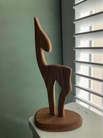 1 Retro / Vintage houten Hertje, Verzamelen, Ophalen of Verzenden, Huis en Inrichting