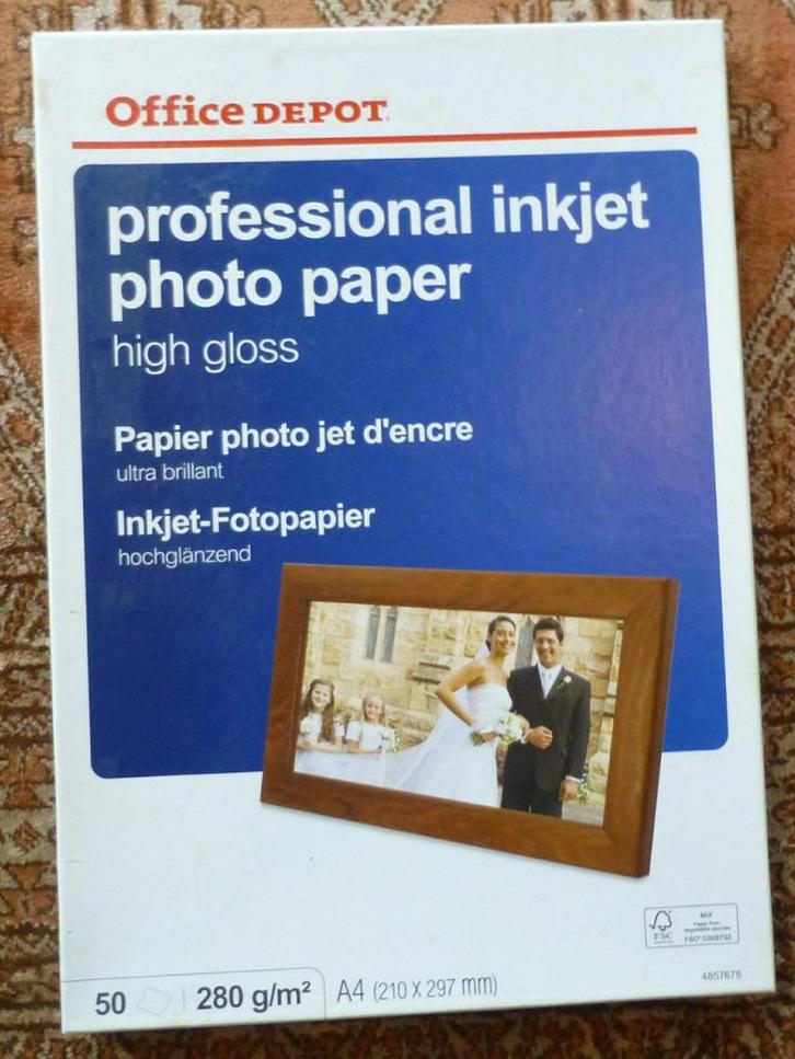 Fotopapier Inktjet Glossy Prokwaliteit, spotgoedkoop, Audio, Tv en Foto, Fotografie | Fotopapier, Nieuw, Ophalen of Verzenden