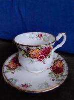 Stratford Rosina kop en schotel set antiek porselein servies, Ophalen of Verzenden