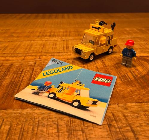 Lego 6521 emergency repair truck 1987, Kinderen en Baby's, Speelgoed | Duplo en Lego, Gebruikt, Lego, Complete set, Ophalen of Verzenden