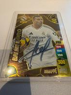 Kylian Mbappe balon de oro real madrid handtekening panini, Ophalen of Verzenden, Nieuw, Plaatje