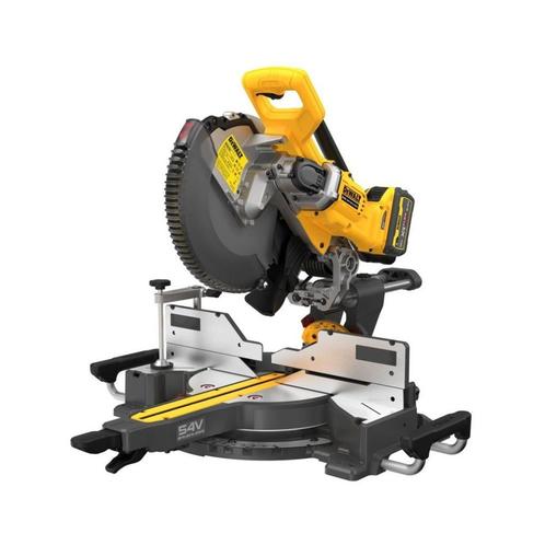 DeWalt Afkortzaag 54v 305mm, Doe-het-zelf en Verbouw, Gereedschap | Zaagmachines, Zo goed als nieuw, Afkortzaag, 1200 watt of meer