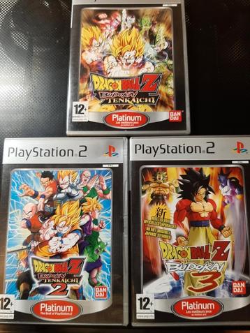 DRAGONBALL 1, 2, EN 3 PLAYSTATION 2 beschikbaar voor biedingen