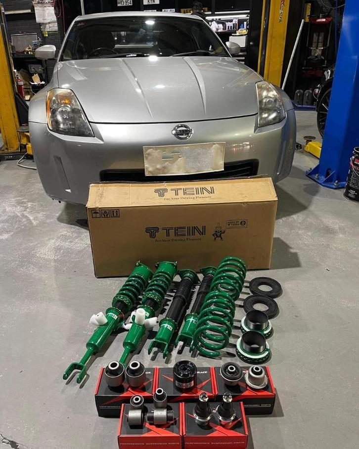 Tein Flex Z schroefset verlaging - Nissan 350z Z33, Auto diversen, Tuning en Styling, Ophalen of Verzenden