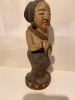 Oud houten Balinees beeld vrouw Bali / Balinese Indonesië, Antiek en Kunst, Kunst | Niet-Westerse kunst, Verzenden