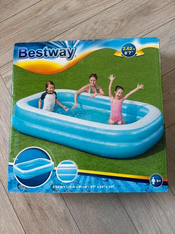 Bestway Family Pool 262x175x51cm nieuw in doos beschikbaar voor biedingen