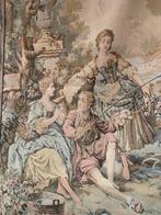 HOOFSE SCÈNES van François Boucher gobelin 110x150 katoen, Antiek en Kunst, Ophalen of Verzenden