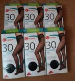 6x Kruidvat Panty 30 Denier Maat 46-48 Zwart Nieuw, Zwart, Kruidvat, Nieuw, Overige maten