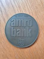 Penning Vlaer & Kol amro bank, Postzegels en Munten, Penningen en Medailles, Ophalen, Brons