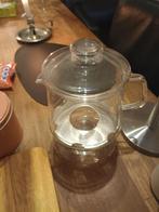 Thee Pot van D. E . met Warmhoudplaat & Keukenrolhouder RVS, Ophalen of Verzenden