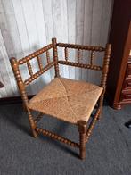 Rieten hoekstoeltje, Antiek en Kunst, Antiek | Meubels | Stoelen en Banken, Ophalen