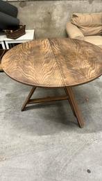 Ronde tafel ouderwets, Huis en Inrichting, Tafels | Salontafels, Ophalen, Zo goed als nieuw, Rond, 100 tot 150 cm