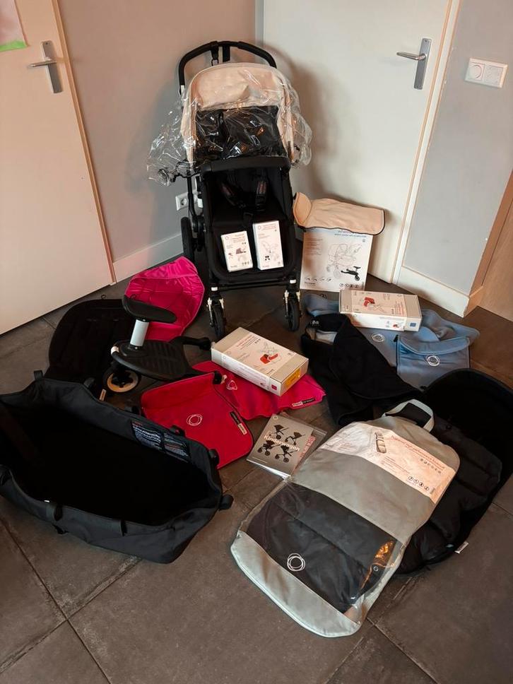 Bugaboo Cameleon 3, Kinderen en Baby's, Kinderwagens en Combinaties, Zo goed als nieuw, Kinderwagen, Bugaboo, Met reiswieg, Verstelbare duwstang