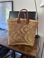 Strandtas.- handtas - Madagascar, Sieraden, Tassen en Uiterlijk, Tassen | Damestassen, Ophalen, Zo goed als nieuw, Beige, Handtas