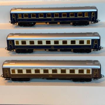 NIEUW 3 zeldzame wagons "Orient Express" van Märklin Primex beschikbaar voor biedingen