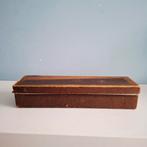 Vintage originele opbergdoos voor Johannes Adler blokfluit, Ophalen of Verzenden, Gebruikt, Met koffer, hoes of etui