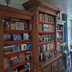 Antieke grote handgemaakte boekenkast. Rond 1900., Huis en Inrichting, Kasten | Boekenkasten, 25 tot 50 cm, Gebruikt, Ophalen of Verzenden