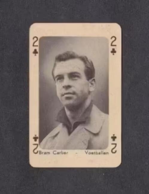 Speelkaart Voetbal Bram Carlier VVV Venlo Fortuna '54., Verzamelen, Ophalen of Verzenden, Zo goed als nieuw