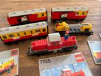 Lego trein 7755 + wagons + rails + toebehoren, Ophalen of Verzenden, Zo goed als nieuw