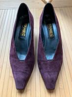 Jan Jansen damesschoenen pumps hak paars aubergine 39 zgan, Ophalen of Verzenden, Zo goed als nieuw, Overige kleuren