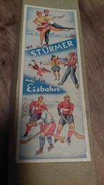 Oude ijzeren schaatsen incl doos jaren 50 schaatsen/botjes, Antiek en Kunst, Curiosa en Brocante, Ophalen of Verzenden