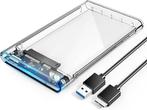 Harde Schijf Behuizing transparant SATA SSD HDD USB 3, Ophalen, 2TB 1TB 500GB 250GB 256GB 128GB, SSD, Nieuw