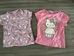 Hello Kitty pyjama shirtjes maat 104, Ophalen of Verzenden, Gebruikt, Maat 104