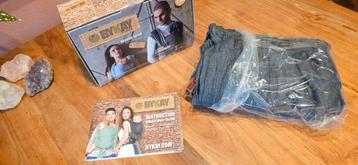 ByKay jeans draagdoek dark, geweven, deluxe, linnen + katoen beschikbaar voor biedingen