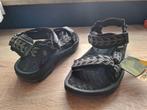 slippers TEVA mt 7, Sandalen, Onbekend, Zwart, Nieuw