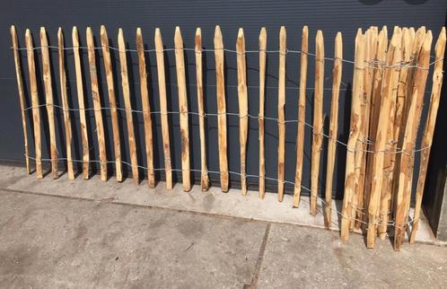 Hek kastanje moestuin schapenhek gaas landelijk latjes hout, Tuin en Terras, Tuinhekken en Hekwerk, Nieuw, Tuinhek, Hout, Ophalen of Verzenden