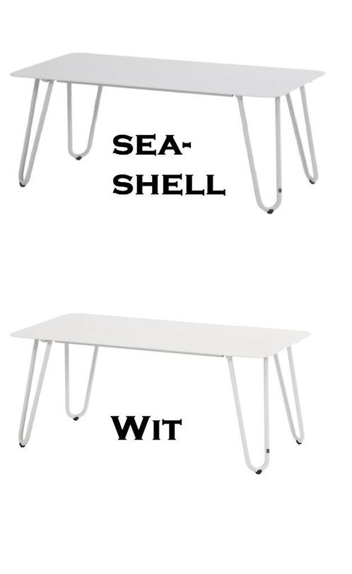 4SEASONS cool koffietafel 110x60x45cm, gratis verzenden, Tuin en Terras, Tuintafels, Nieuw, Rond, Aluminium, Ophalen of Verzenden