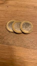 Da Vince face error 3x per stuk 690,00 uit 2002, Postzegels en Munten, Munten | Europa | Euromunten, Verzenden, Overige landen